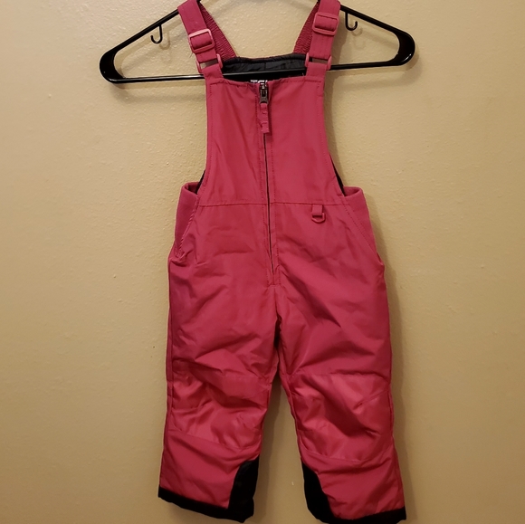 TSLA Toddler Girl Winter Snow Bib Waterproof Overalls, Ripstop Ski Pants 2T - Picture 5 of 10